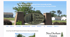 Desktop Screenshot of newdurhamestates.com